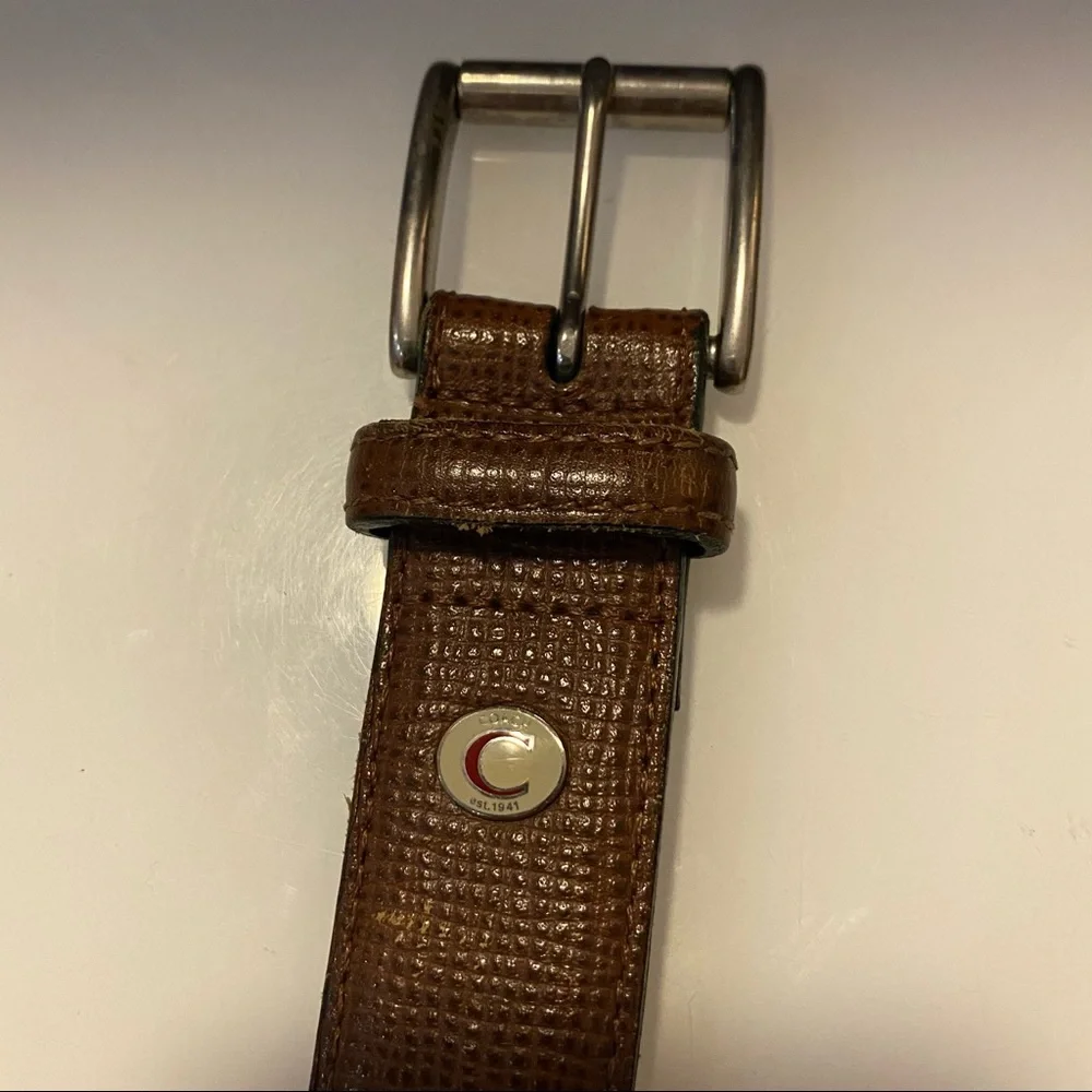 Vintage‎ Coach brown leather belt